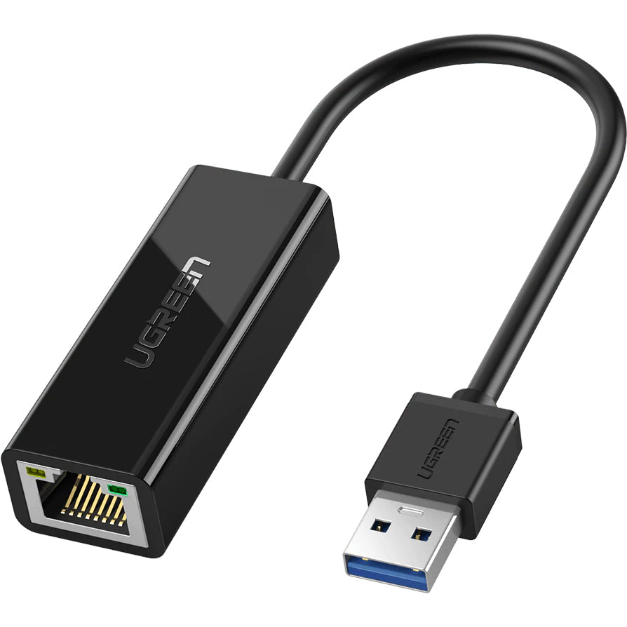 UGREEN CR111 Scheda di rete, RJ45, USB 3.0, nero