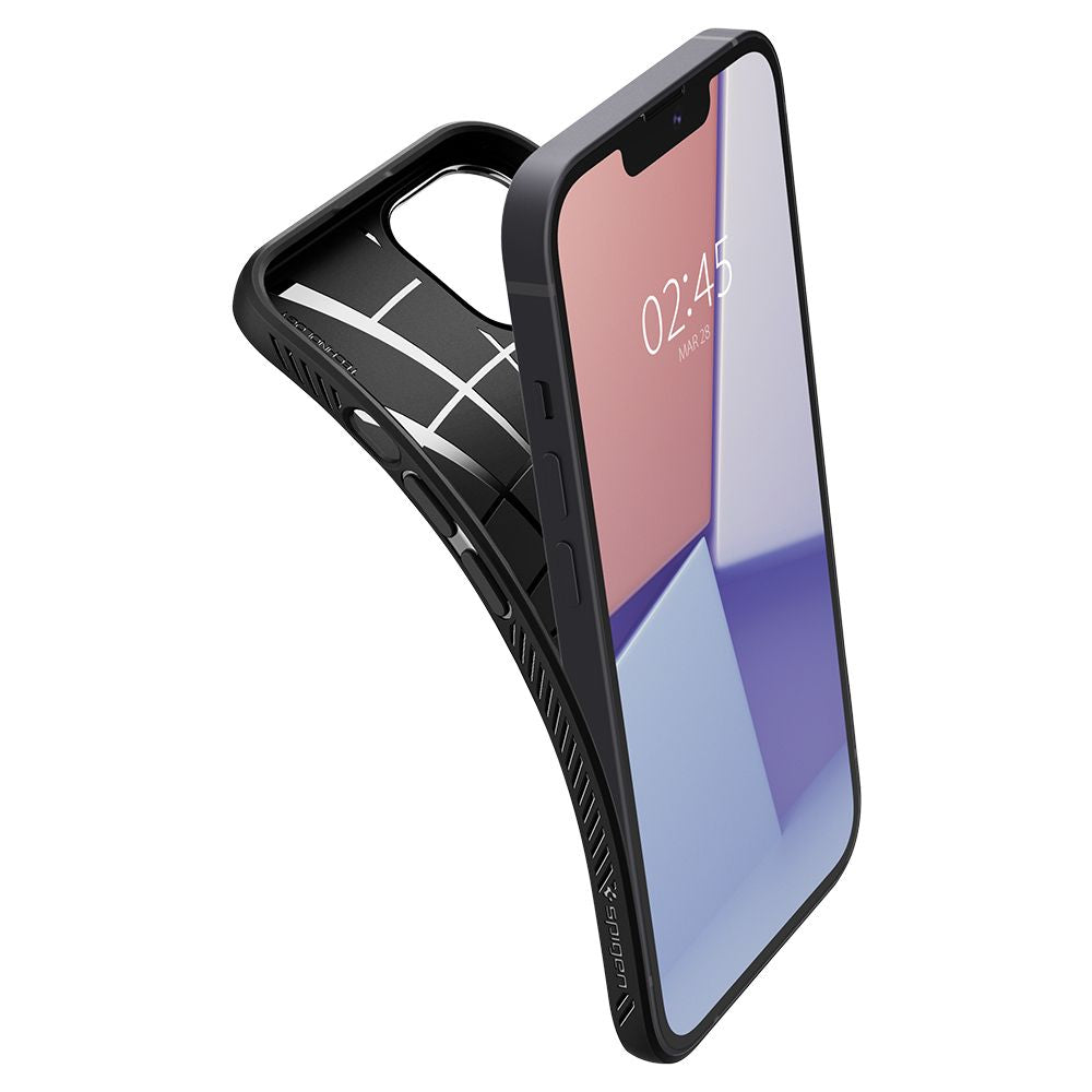 Custodia per Apple iPhone 13, Spigen, Liquid Air, nero 
